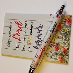 Inspirational Note Pad And Pen Set Ruled Notepad Ink Pen